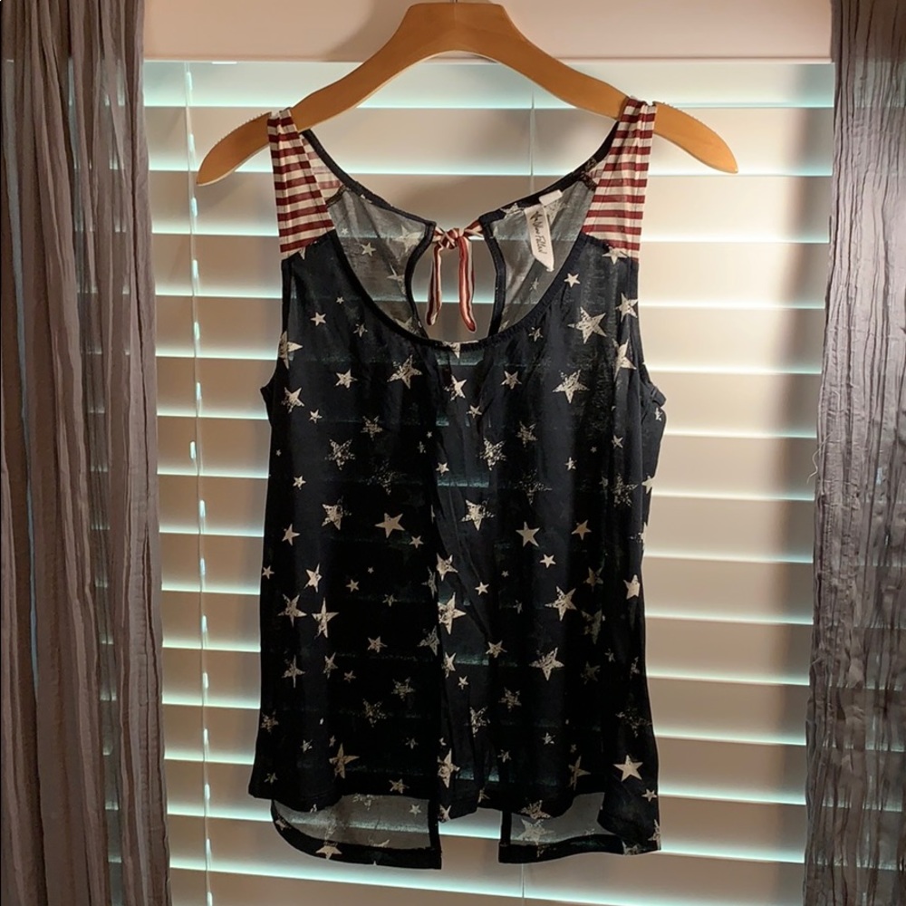 America Flag Tank Top